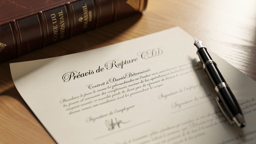 Préavis rupture CDD : ce que dit la loi de 2026